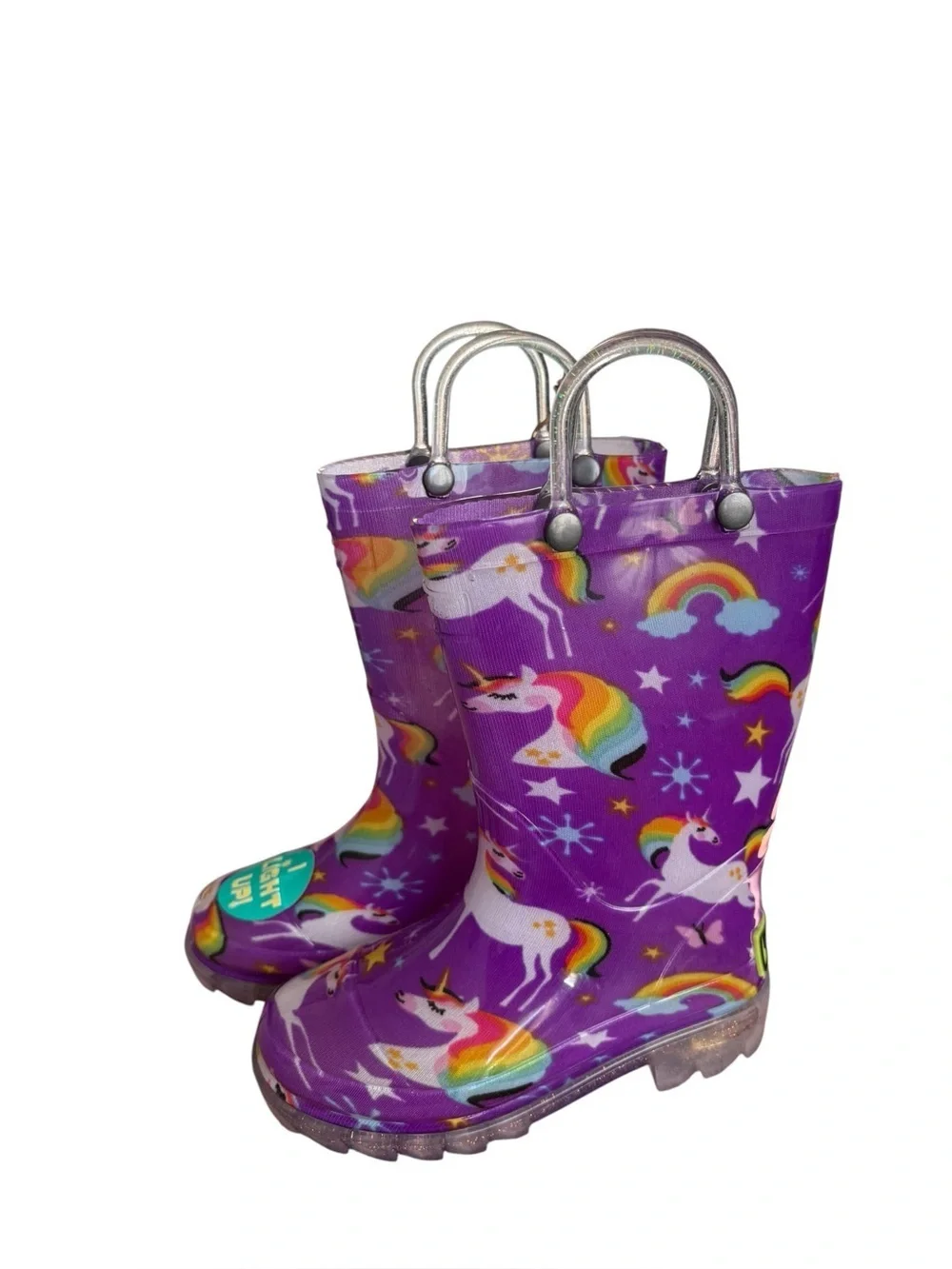 Western Chief Purple Unicorn Kids Rain Boots